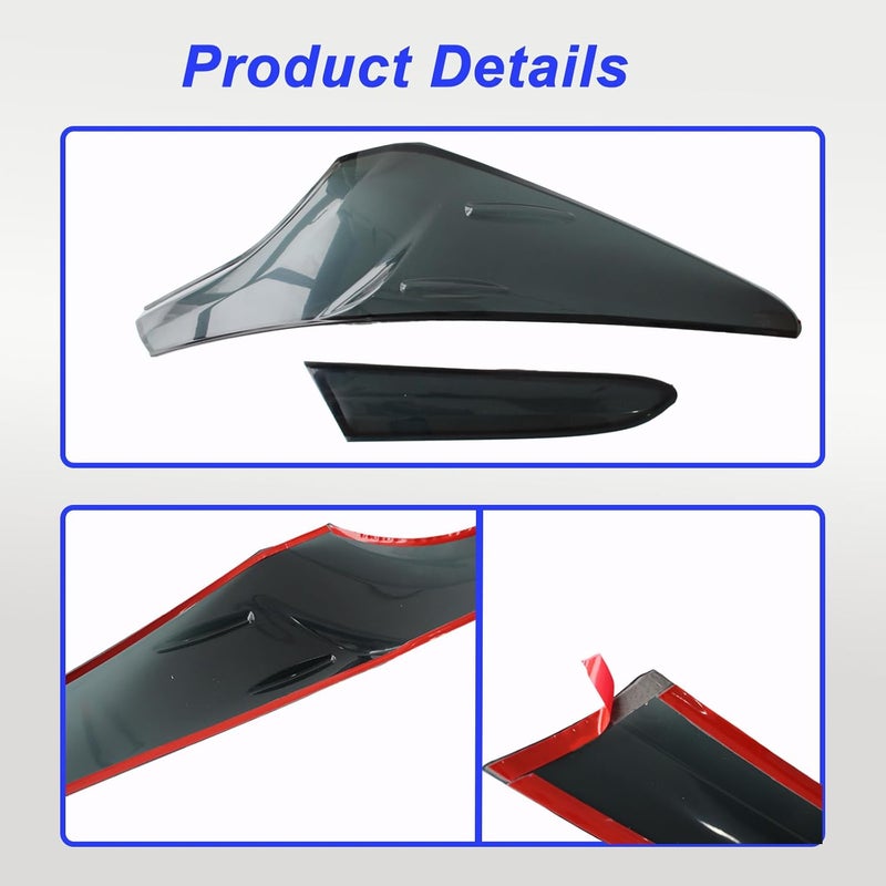 AUCERAMIC 4Pcs Tail Light Lamp Cover Guard Trim Fit 2018 2019 2020 2021 2022 2023 2024 for Toyota Camry Tail Light Frame Bezels - Image 4